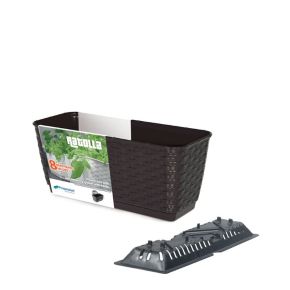 Prosperplast Balkonláda Ratolla PW alasztóval 492x172mm barna Prosperplast Balkonláda Ratolla PW alasztóval 492x172mm barna