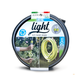 Locsolótömlő ARMADILLO SUPERLIGHT szürke 1/2" 15m